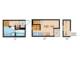 LE COCON豊田A棟の物件間取画像